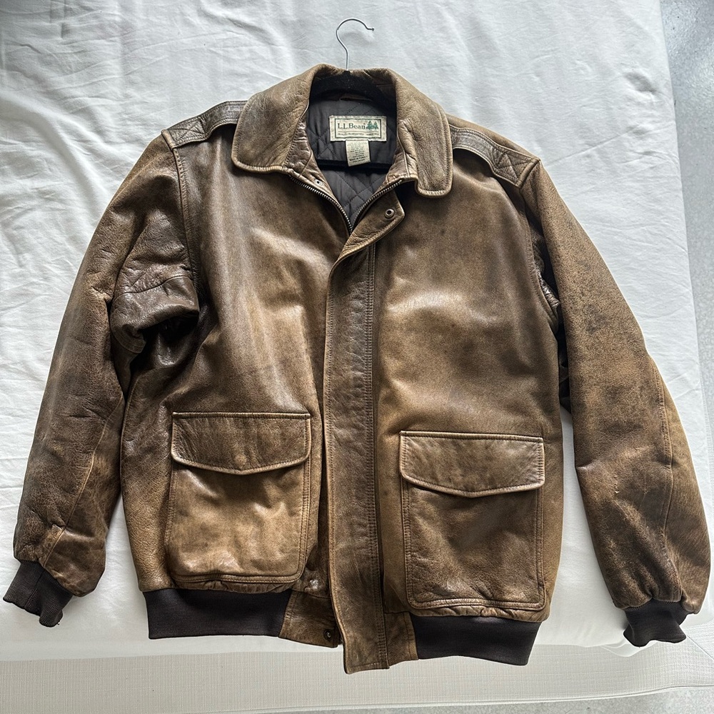 Vintage LL Bean Goatskin Jacket